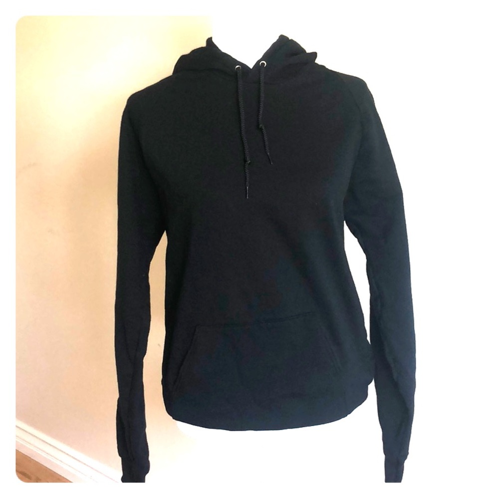 American Apparel Black Hoodie Sweatshirt